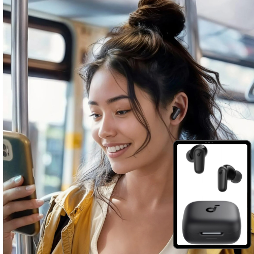Soundcore P30i by Anker Noise Cancelling Earbuds (Black) $24.99 (Reg $29.99)