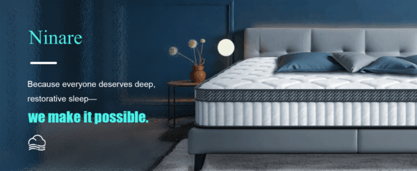 Ninare Queen hybrid mattress layers