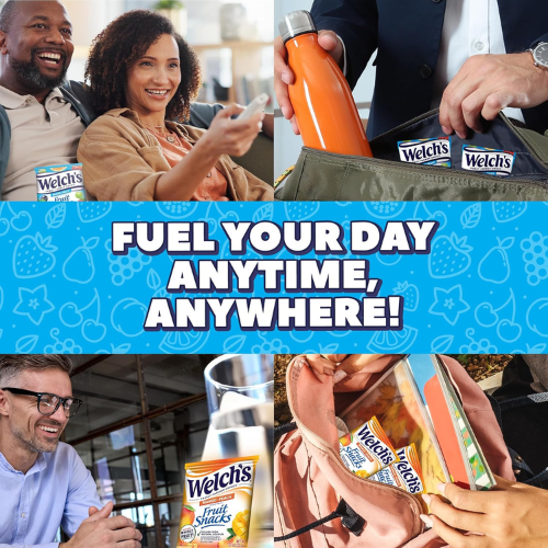 Welch\'s Mixed Fruit & Mango Peach Snack Box, 60-Pack as low as $8.14 Shipped Free (Reg. $10.87) - 14¢/pouch! 200+ 4.7/5⭐