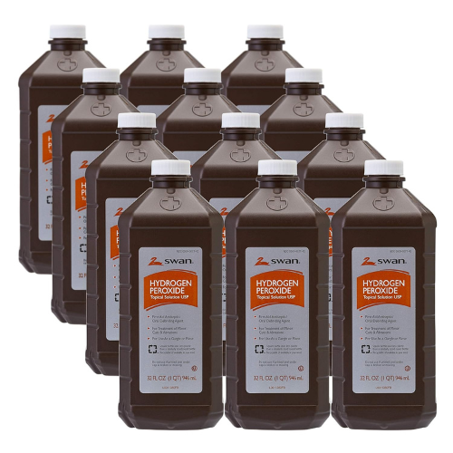 Hydrogen Peroxide 12-Bottles as low as $27.45 or $2.29/bottle! Shipped Free! 9.9K+ 4.8/5⭐