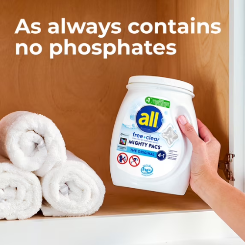 Get $4 Back on all Free Clear Mighty Pacs Laundry Detergent! 1.6K+ 4.8/5⭐