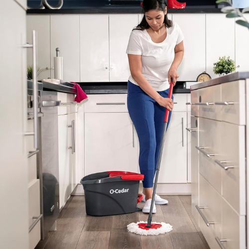 Microfiber Spin Mop & Bucket Floor Cleaning System + 2 Refills $37.99 Prime Shipped Free (Reg. $44.96) 81.4K+ 4.7/5⭐